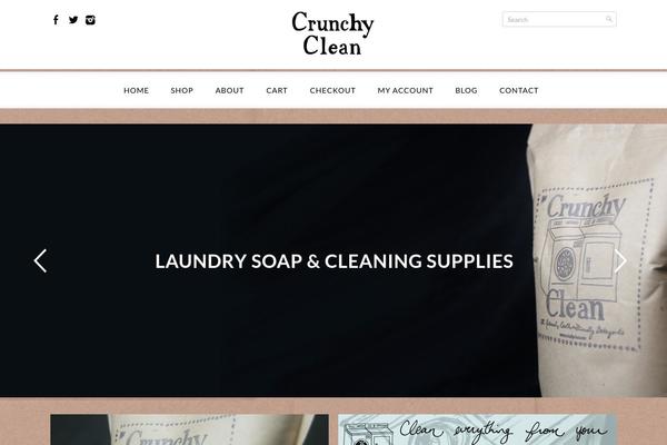crunchyclean.com site used Productwoorestheme