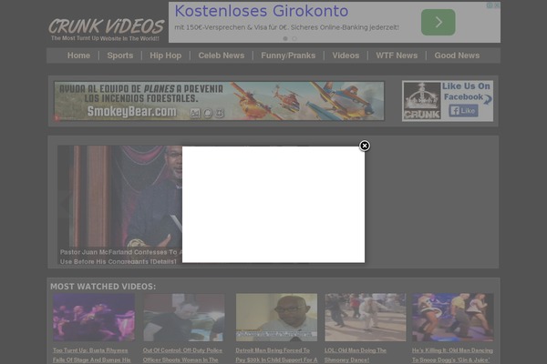 crunkvideos.com site used Funnyvdbrown