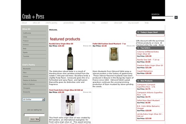 crushandpressstore.com site used Crushandpress