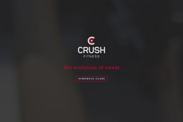 Crush theme site design template sample