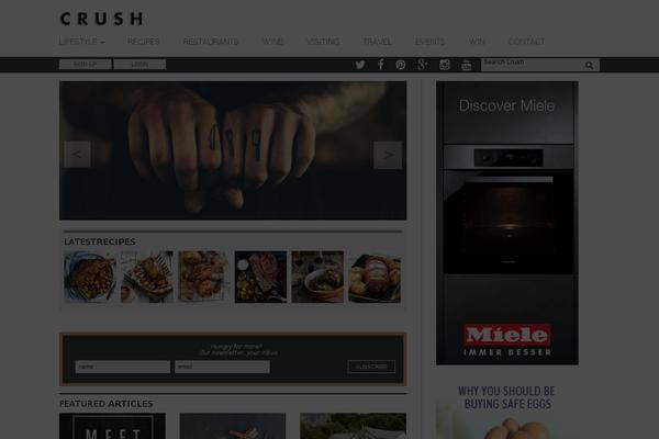 crushmag-online.com site used Upbootstrap3