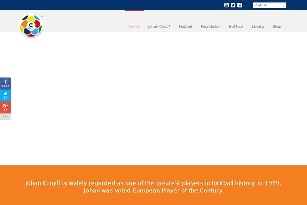 cruyff.com site used X-johan-cruyff
