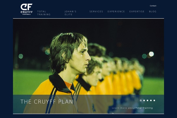 cruyfffootball.com site used Johan