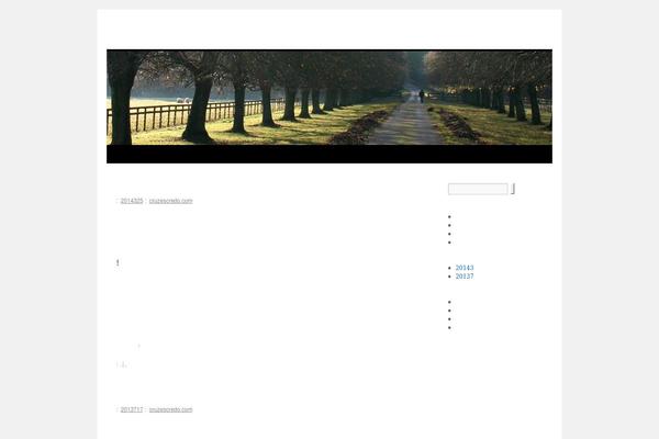 cruzescredo.com site used Twenty Ten