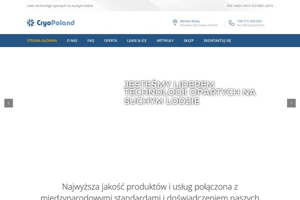 cryopoland.pl site used Industrial-2