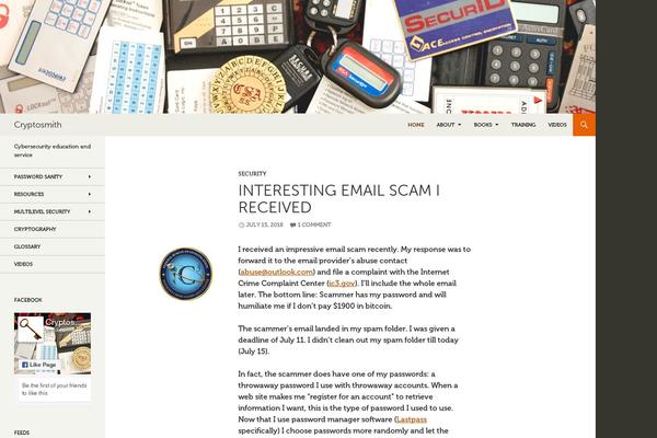 WordPress website example screenshot