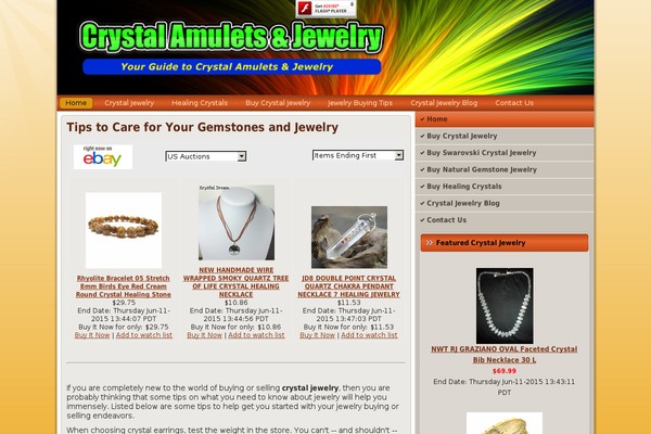 crystalamulets.com site used EnterNews