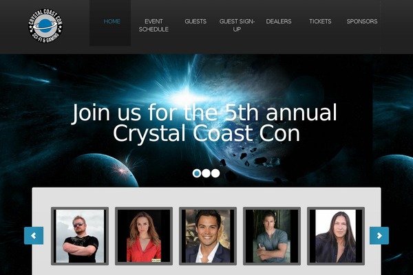crystalcoastcon.com site used Theme1790
