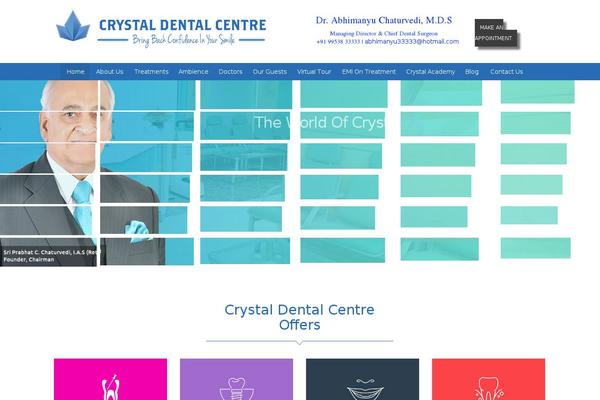 crystaldentalcentre.com site used Crystaldentalclinic