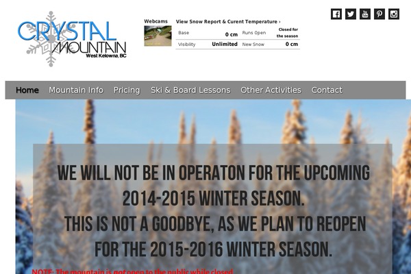 crystalresort.com site used Martketer