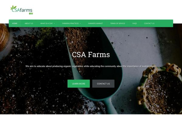 csafarms.ca site used Gardener