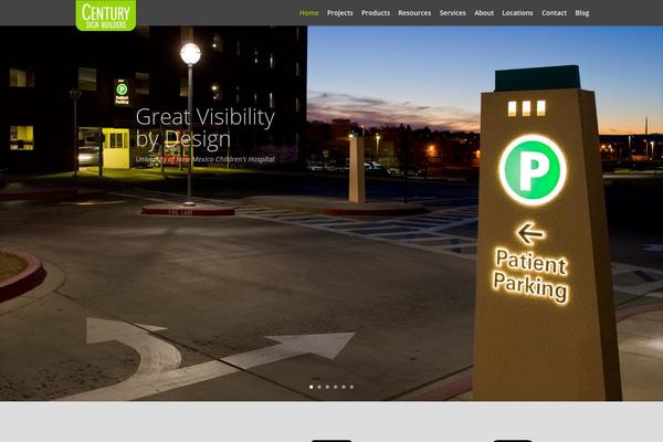 WordPress website example screenshot