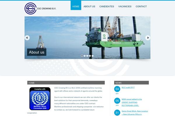 csc-crewing.com site used Trias