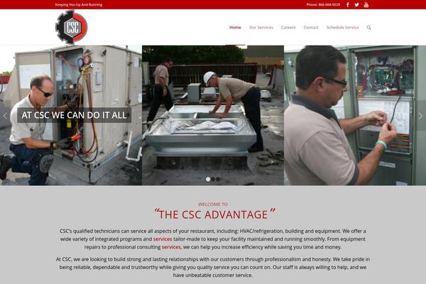 Enfold theme site design template sample