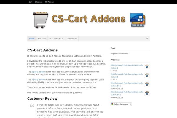 Canvas theme site design template sample