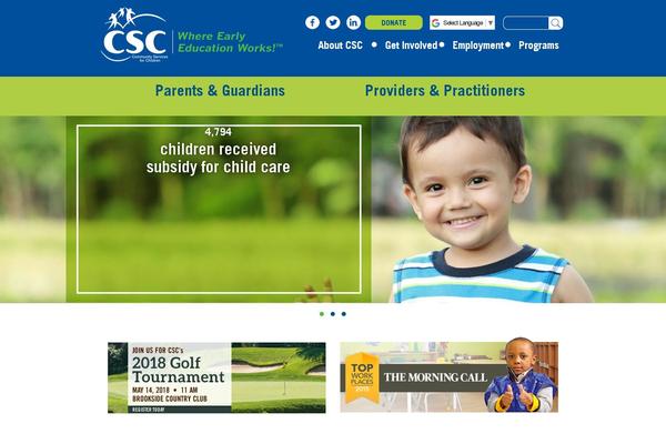 Csc theme site design template sample
