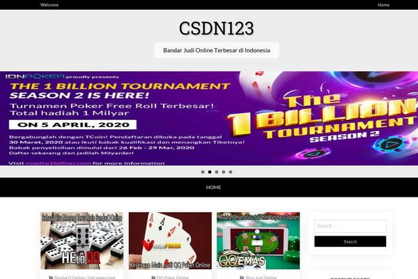 csdn123.com site used X-blog-plus