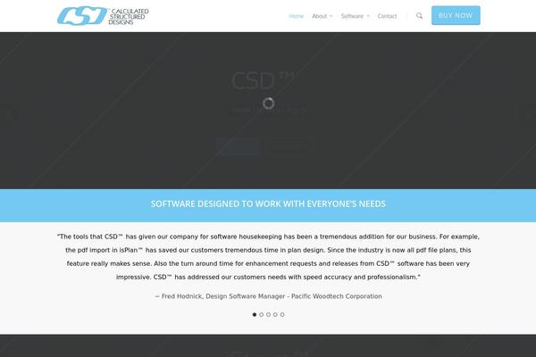 Salient theme site design template sample