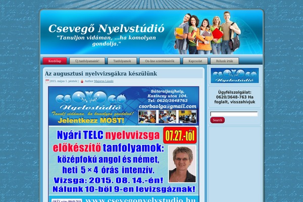 csevegonyelvstudio.hu site used Csevego2