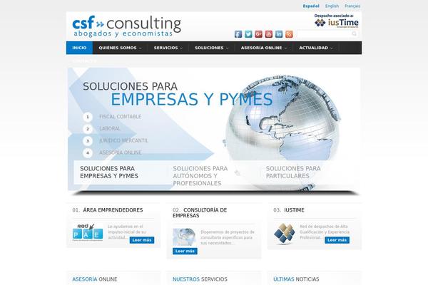 csfconsulting.es site used Theme1215