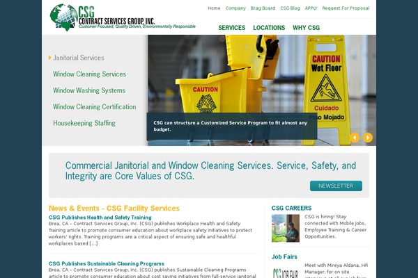 Csg theme site design template sample