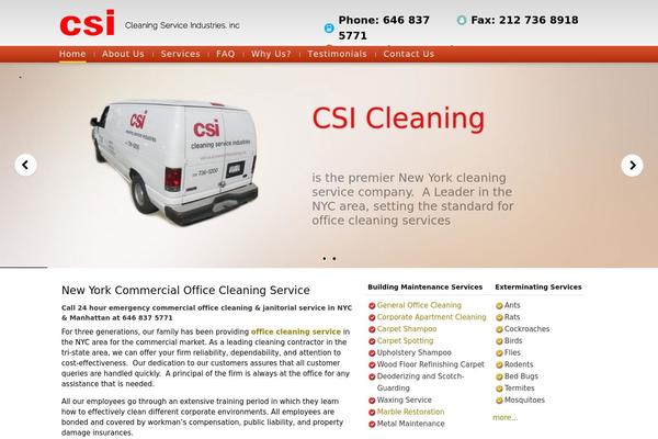 csicleaning.com site used Show
