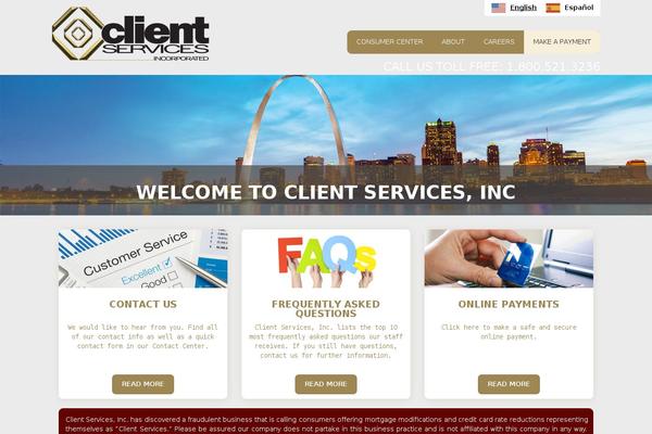 csiconsumercenter.com site used Clientservices