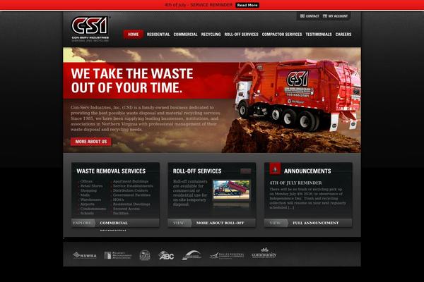 csidisposal.com site used Csidisposal