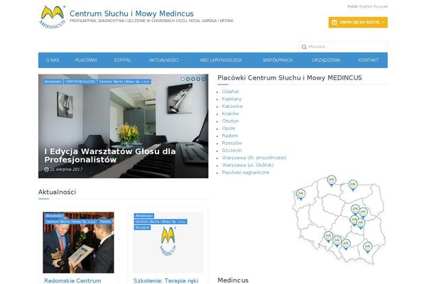 Medicare-child theme site design template sample