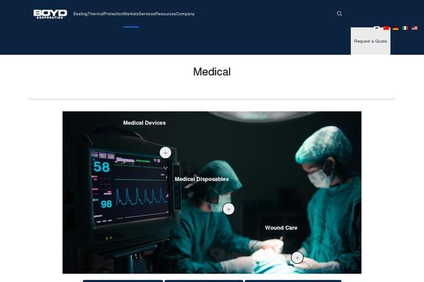 csimed.com site used Csi-theme