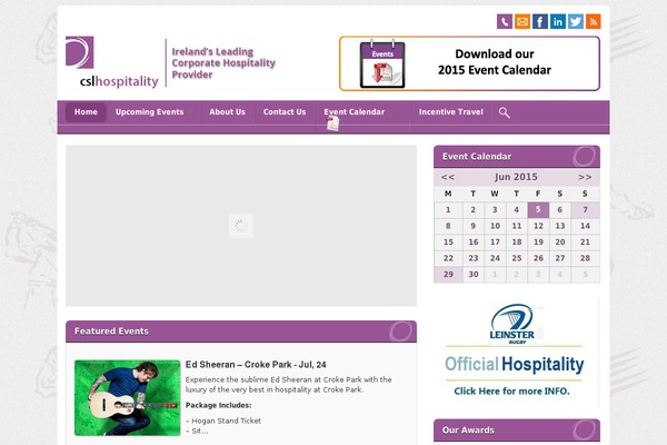 cslhospitality.ie site used Cslhospv4