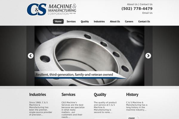 csmachinemfg.com site used Theme1265