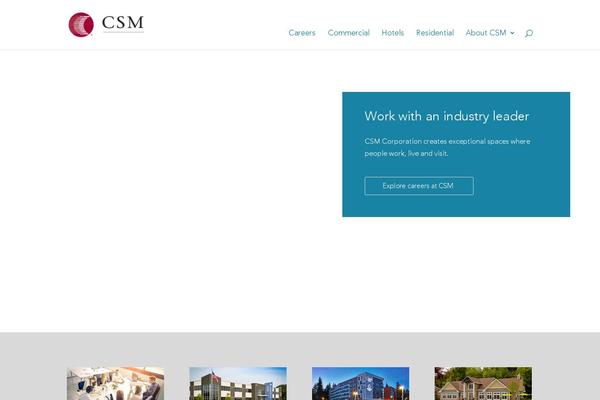 Csm theme site design template sample