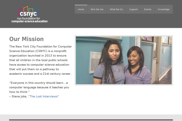 csnyc.org site used Zeevisionpro