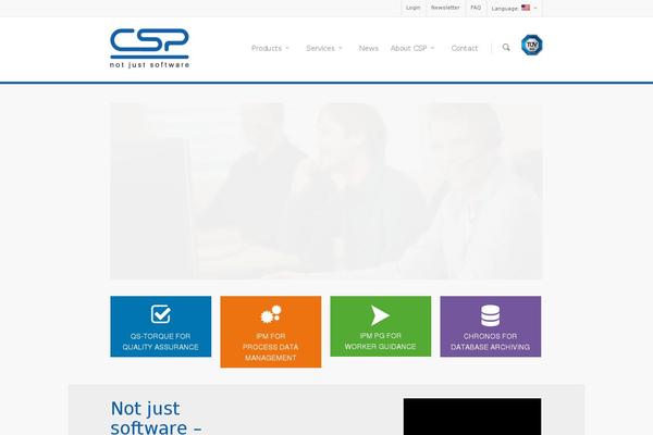 Csp theme site design template sample