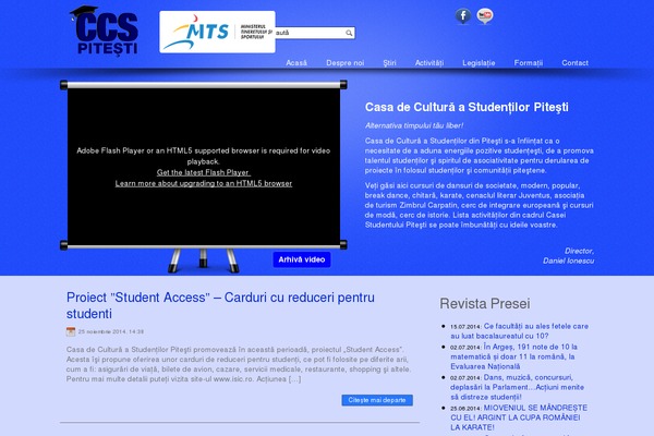 Ccs theme site design template sample