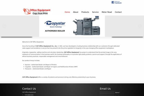 WordPress website example screenshot