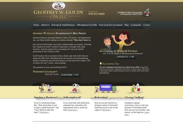WordPress website example screenshot
