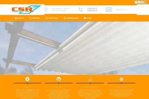 Yakamoz theme site design template sample