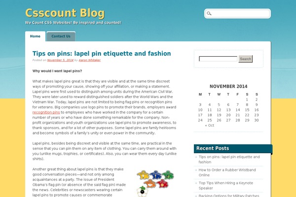 Runo Lite theme site design template sample