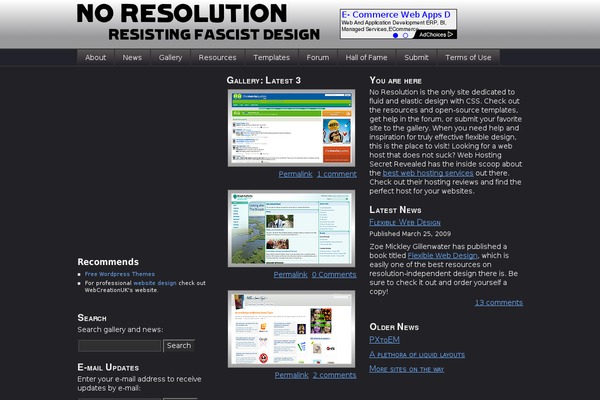 Af theme site design template sample