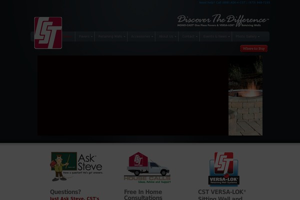 cstpavers.com site used Cst-2013