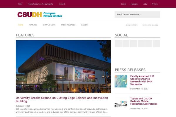 WordPress website example screenshot