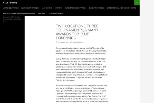 Twenty Fourteen theme site design template sample