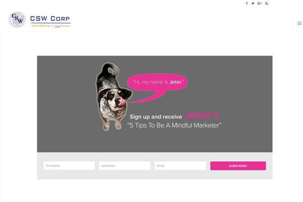 Divi theme site design template sample
