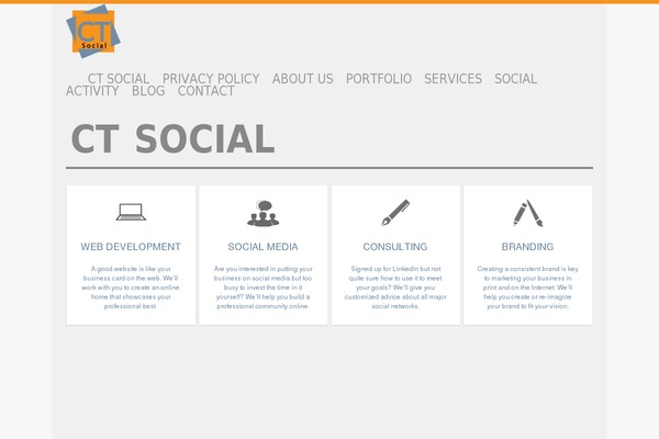 ctsocial theme websites examples