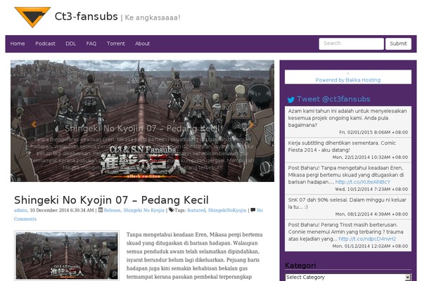Site using Compact WP Audio Player plugin
