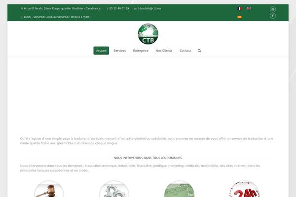 WordPress website example screenshot