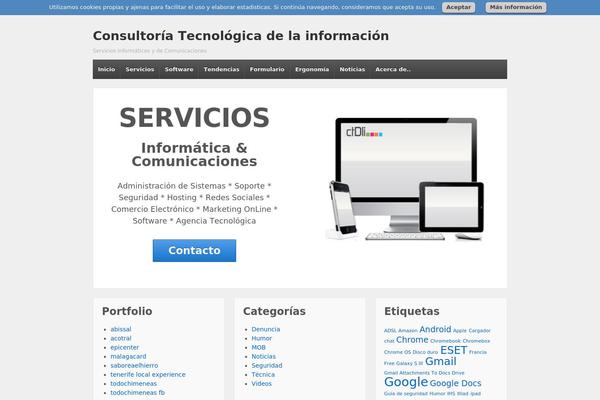 Responsive theme site design template sample
