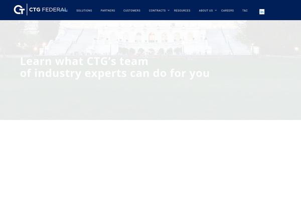 WordPress website example screenshot